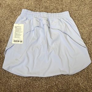 NWT LULU LEMON HOTTY HOT HR SKIRT LONG in Lilac Size 6